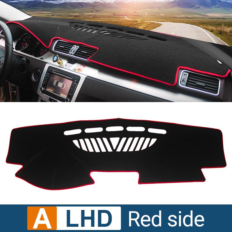 Чехол на приборную панель автомобиля, защитный коврик от ультрафиолетового излучения, нескользящий коврик для Volkswagen VW Passat B6 2005 2006 2007-2012 CC 2009-2013