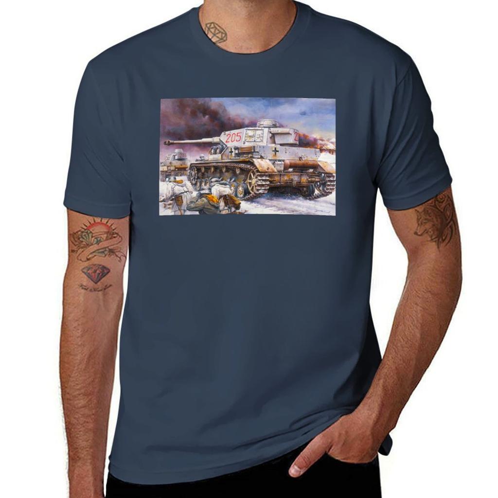 Panzer Mark Iv Tshirt Basic Simple Casual Short Sleeve Tee Tshirt