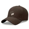 Olive Green Daisy Heart Print Baseball Cap, Unisex Polyester Hat. Adjustable, breathable & lightweight,  summer, daily wear and outdoor activities