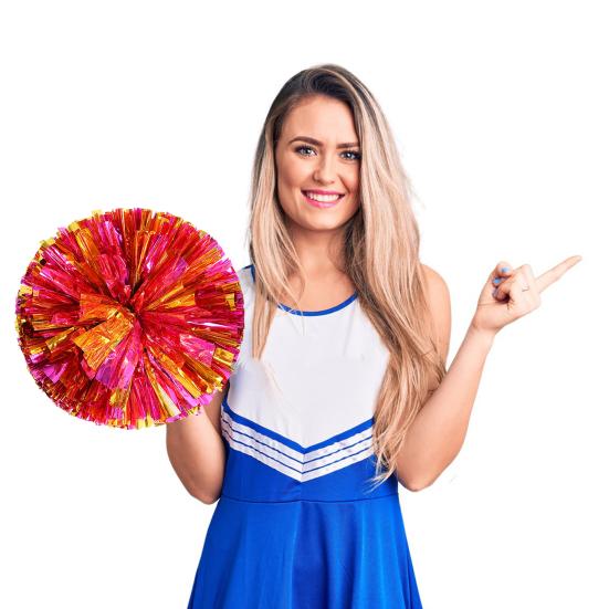 Букет из металлической фольги, ручные цветы для детей, подростков, спортивная команда, игра с мячом, растяжки для болельщиков, помпоны