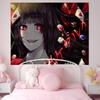 Японская манга Kakegurui Подвесной богемный гобелен Богемные настенные гобелены Мандала Каваи Декор комнаты