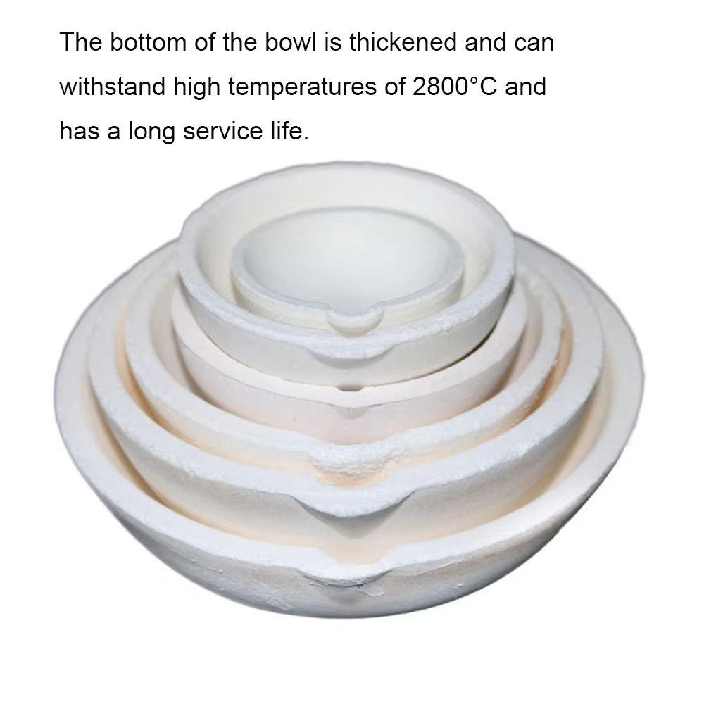 with Spout Quartz Crucible Heat-resistant Jewelry Casting Tools Furnace Tools  Platinum Refining
