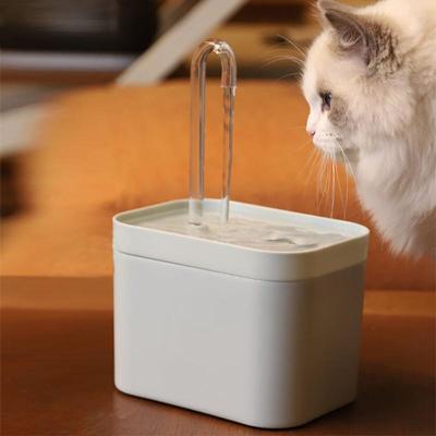 Фонтан для воды для кошек, автоматический фильтр, USB электрическая немая поилка для кошек, чаша 1,5 л, поилка с рециркуляцией и фильтрацией для кошек, диспенсер для воды для домашних животных