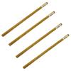4 tourillons lisses en bois pour tissage mural 30 cm Ø 12 mm