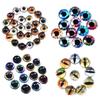 50pcs/25Pairs 6/8/10mm Time Gem Toy Dinosaur Animal Eyes Glass Dolls Eyes Doll Eyeballs DIY Crafts