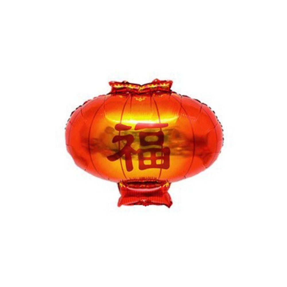 Chinese New Year Balloon Gold Ingot Fish Tassel Firecracker Shape Aluminum Film Balloon Spring Festival Home Decoration Balloon