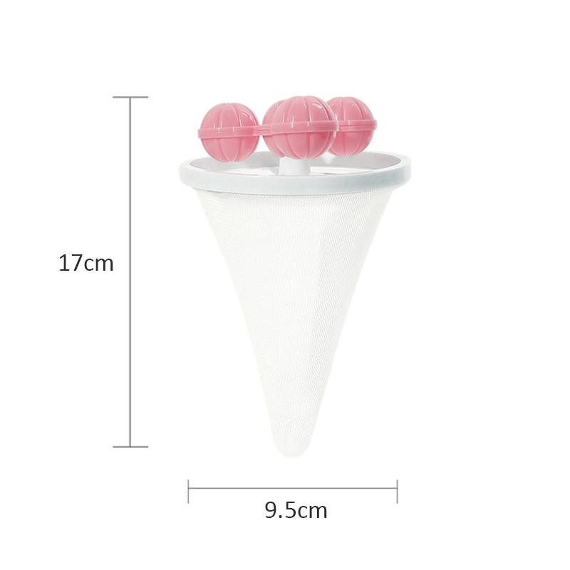 Reusable Washing Machine Hair Filter Floating Hair Filtering Pet Fur Hair Removal Catcher Mesh Dirty Collection Cleaning Balls