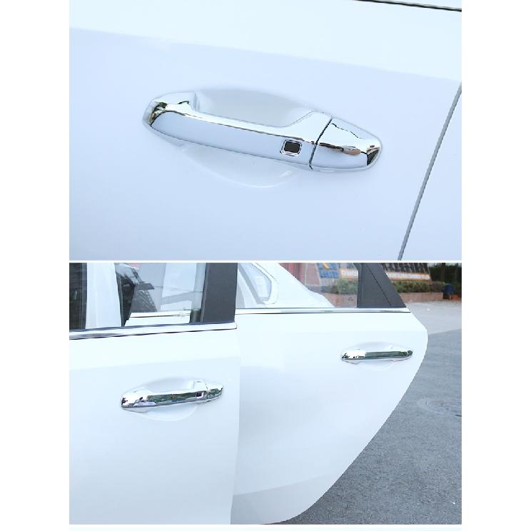 For Kia Seltos 2022 New Chrome Car Door Handle Cover Trim Sticker Car Styling Accessories