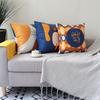 Nordic Modern Minimalist Living Room Sofa Pillow Cushion Office Waist Support Cotton and Linen Pillow Case Square Pillow Case