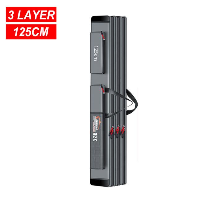 Портативная сумка для рыбалки со стальной проволокой, многоцелевая утолщенная водонепроницаемая прочная сумка для удочки, сумка для рыболовных снастей X277G