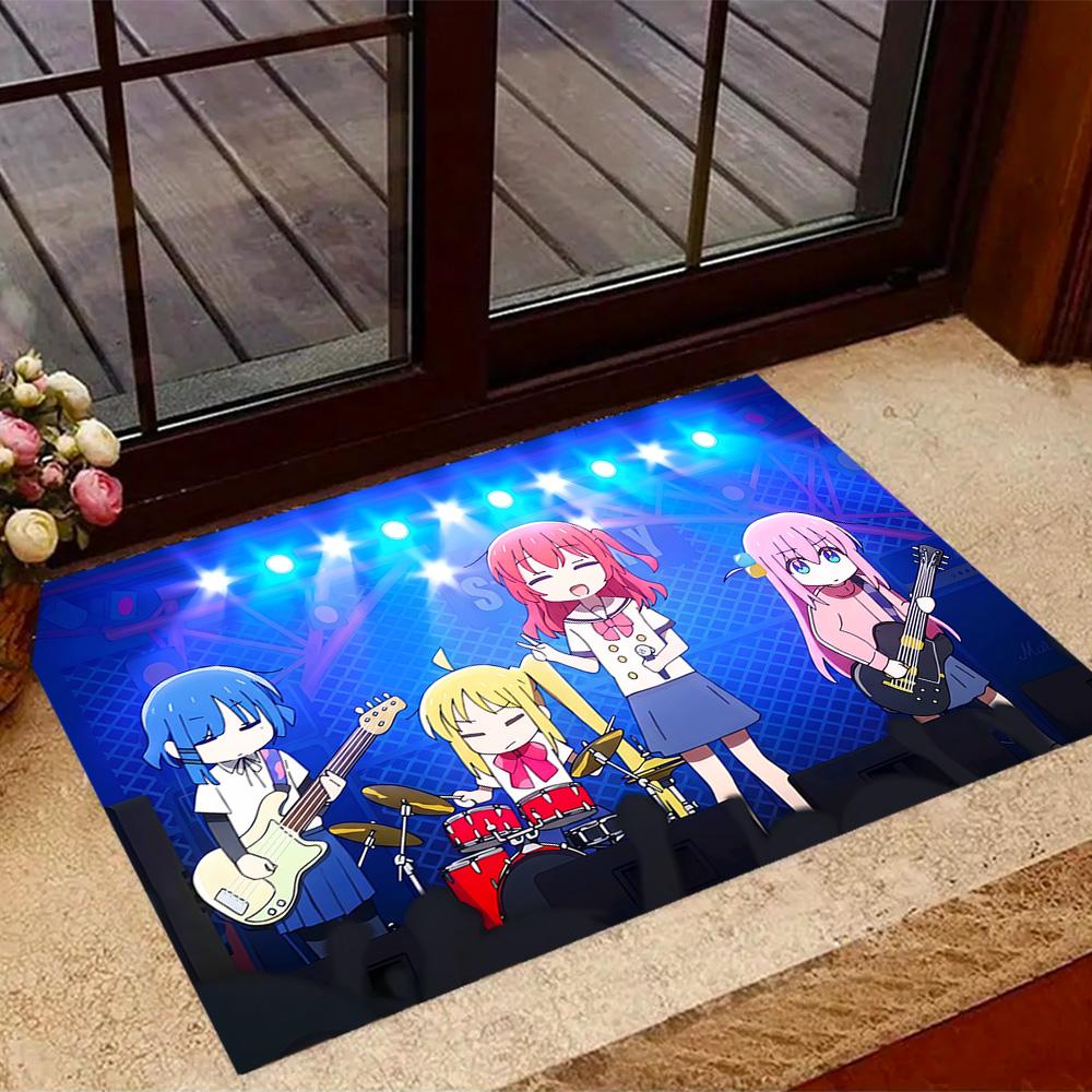 Rock Star Night Carpet Design for Bedrooms Dormitory Playrooms Living Rooms Antislip Carpet Anime Office Decor Gift for Festivals
