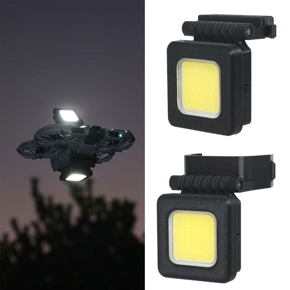 For DJI Neo 2 Multi-function Night Flight Navigation Light Rechargeable Top Bottom LED Searching Flashlight Drone Accessories