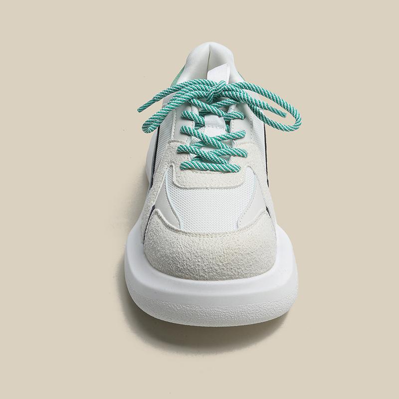 Summer Thick-soled Sneakers Flat Woman Tennis Shoes Spring Autumn Casual Vulcanized Light-colored Fashion Harajuku Women's Shoes