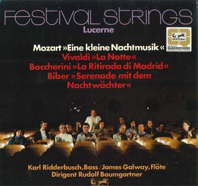 Виниловая пластинка RUDOLF BAUMGARTNER, KARL RIDDERBUSC - Festival Strings 87522MK EURODISC Германия Классика Б/у