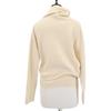 Loro Piana FAI3311 100% cashmere asymmetrical knit tops 38 IvoryUsed