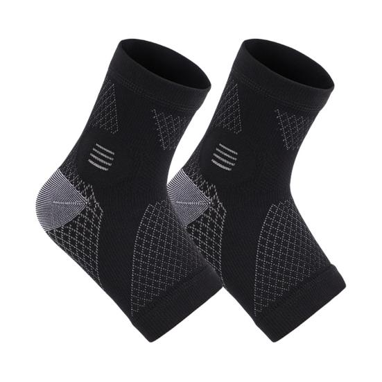 Toeless Ankle Brace Socks Sprained Ankle Compression Sleeve Foot Support for Plantar Fasciitis Achilles Tendonitis