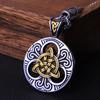 Винтажное Серебряное Viking Celtic Узел Троица Кулон Ожерелье Мужская Цепь Nordic Odin Viking Ожерелье Амулет Украшение Подарок