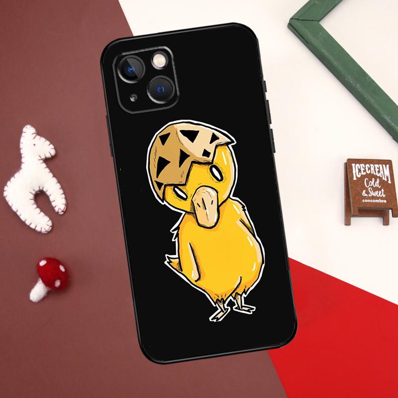 Чехол Kwaii yellow duck для iPhone 12 11 13 14 15 Pro Max 12 Mini 7 8 Plus X XR XS Max SE 2020