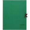 Maruman Sketchbook F6 Watercolor Medium 15 Medium Green Cover Vif-Art Paper, Grain, Sheets, S26VA, Grain,