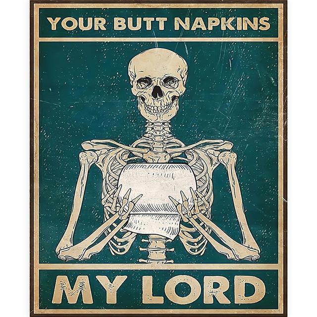 Панк Черный Кот Холст Картина Ретро Интересно Психического Здоровья Ванная Комната Гостиная Украшения Картина Настенное Искусство Домашний Декор