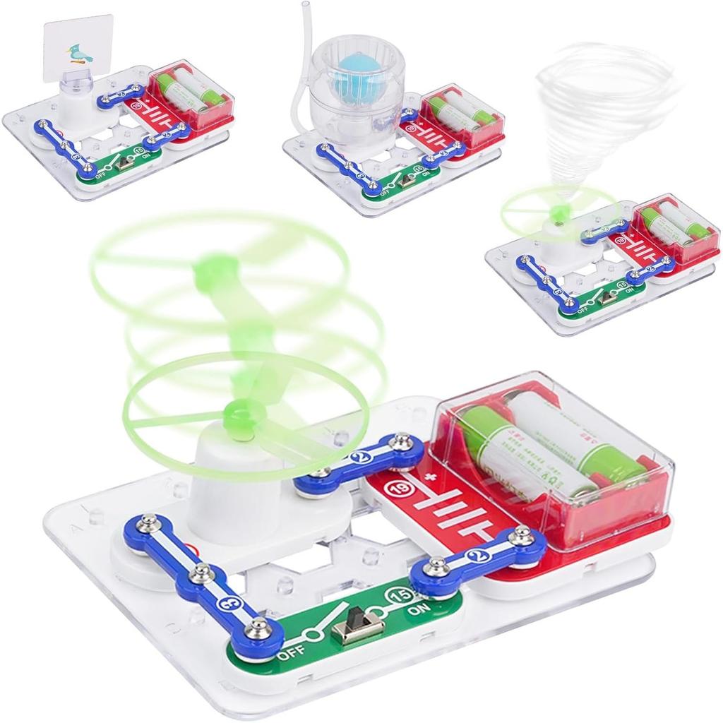 Аэродинамические STEM-наборы 4-в-1 Игрушки Поделки Научные наборы для детей Девочек Мальчиков Классные Инженерные Занятия Эксперименты Проекты