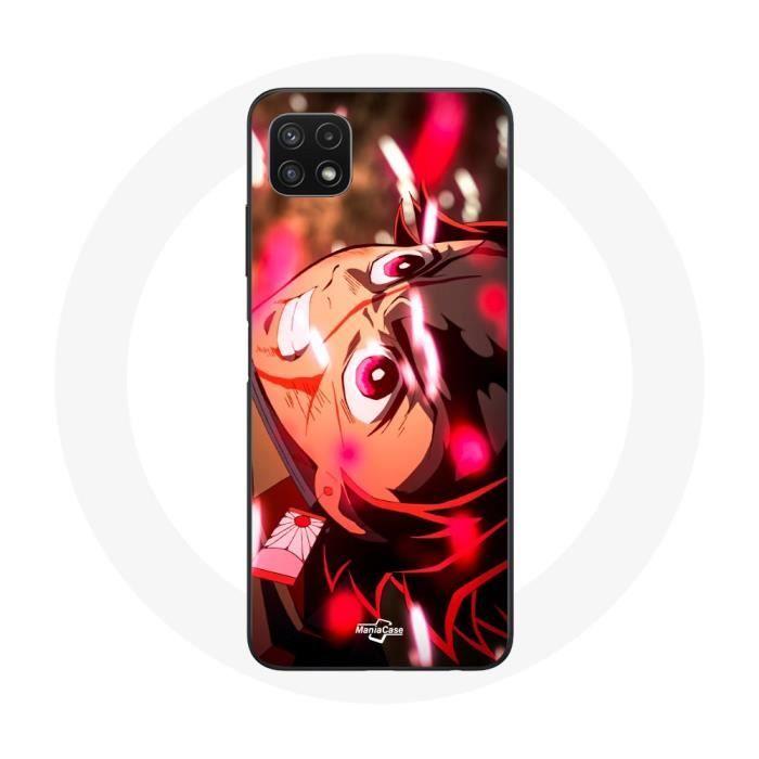 Coque pour Samsung Galaxy A22 5G Tanjiro Demon Slayer Kimetsu no Yaiba en colère
