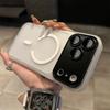 Магнитная присоска Yadun с мелкими отверстиями подходит для iPhone18PROMAX матовая кожаная магнитная присоска чехол для мобильного телефона Apple 17 защитный чехол