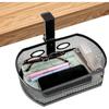 Under Desk Storage Drawer Organizer, Clamp on Under Table Shelf Hanging Desk Mount Tray Attachable Drawer Basket for Home Office Desktop Clutter