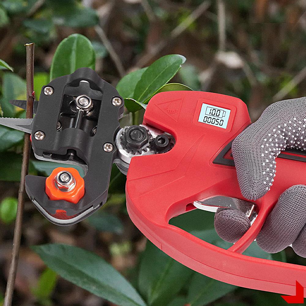 ONEVAN Бесщеточный электрический прививочный станок 2 в 1, многофункциональные прививочные ножницы, электроинструмент для обрезки и прививки, аккумулятор Makita 21 В