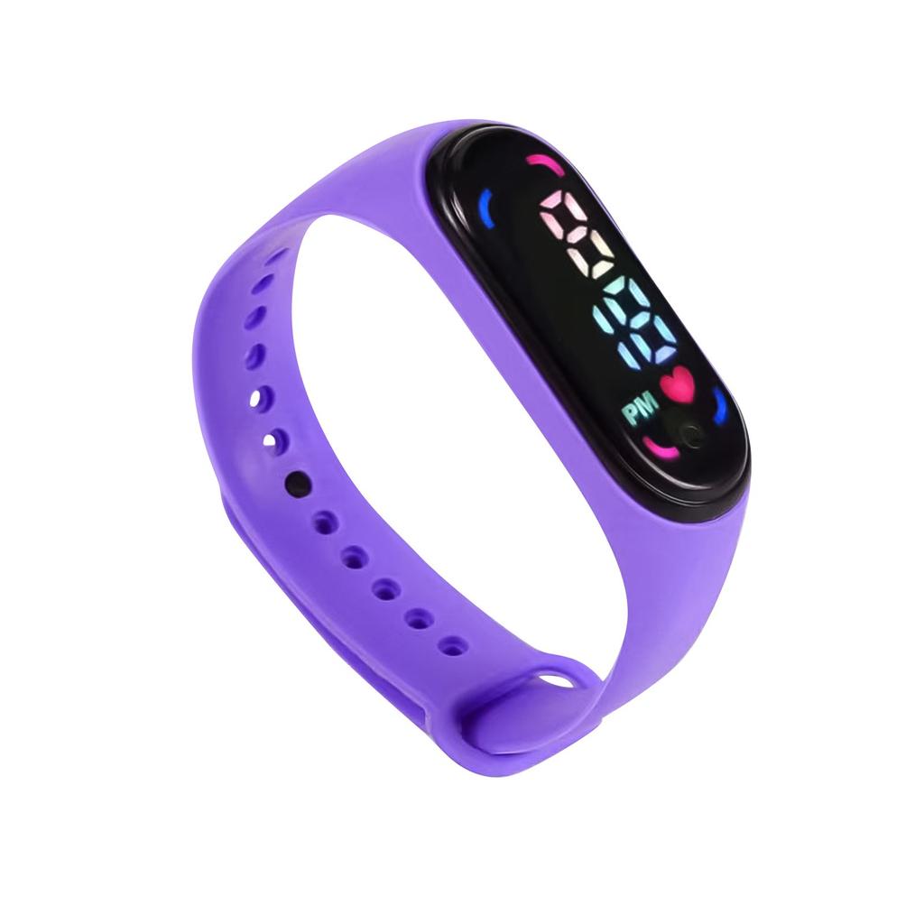 Часы для взрослых и детей с сердечком, электронные часы с героями мультфильмов, водонепроницаемые электронные часы