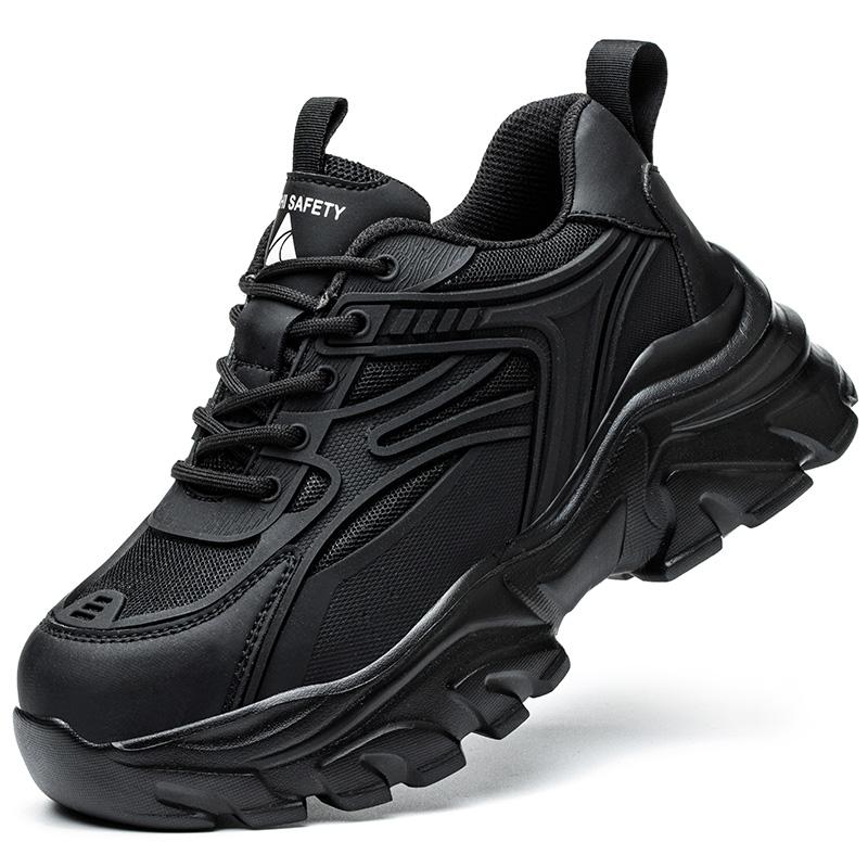 Safety Shoes Women'S Work Boots Steel Toe Cap Puncture-Proof Indestructible Security Work Shoes Lightweight Comfortable Sneakers