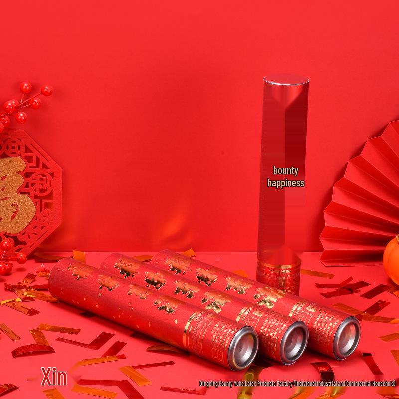 Конфетти-пушка для празднования дня рождения пожилого человека – Ручное украшение для праздничной атмосферы