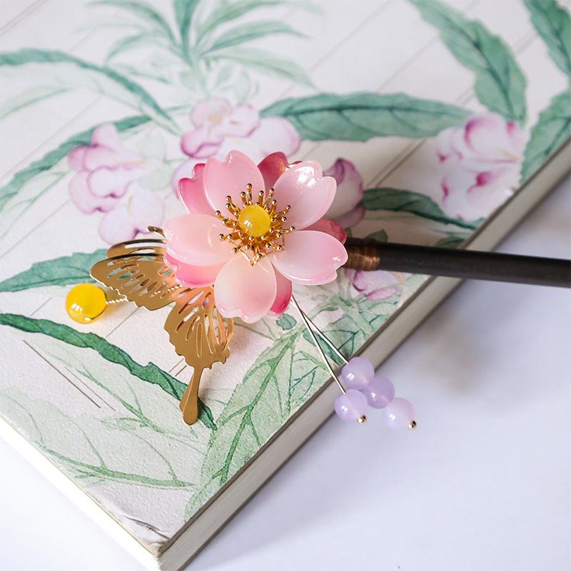 Энергичная заколка для волос Нанами для косплея - Аксессуар для прически в древнем стиле