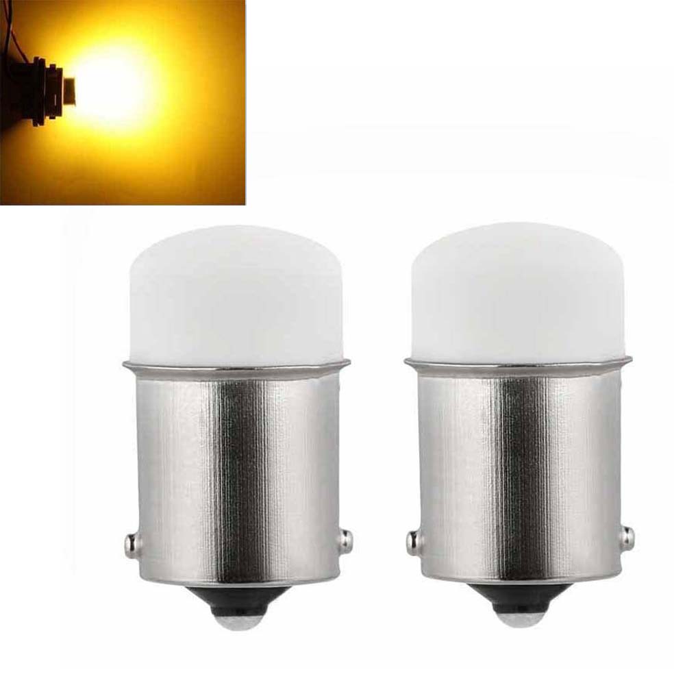 2Pcs/1pc P21W P21 5W LED Bulb 1156 1157 BA15S BAY15D Led Car Signal Lamp R5W R10W DRL Daytime Running Light 12V Auto White Yellow Red