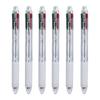Four-color Gel Pen Transparent Rod Roller Ball Pen New Multi-color Writing Pen  School Office