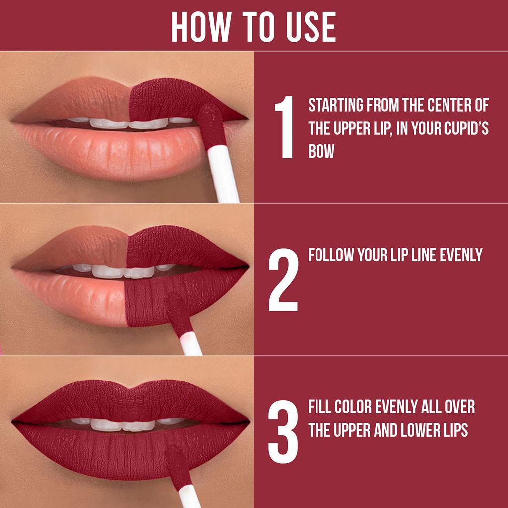 NY bae Liquid Lipstick, Brown - The Neighbor's Show 33 (3 Ml)