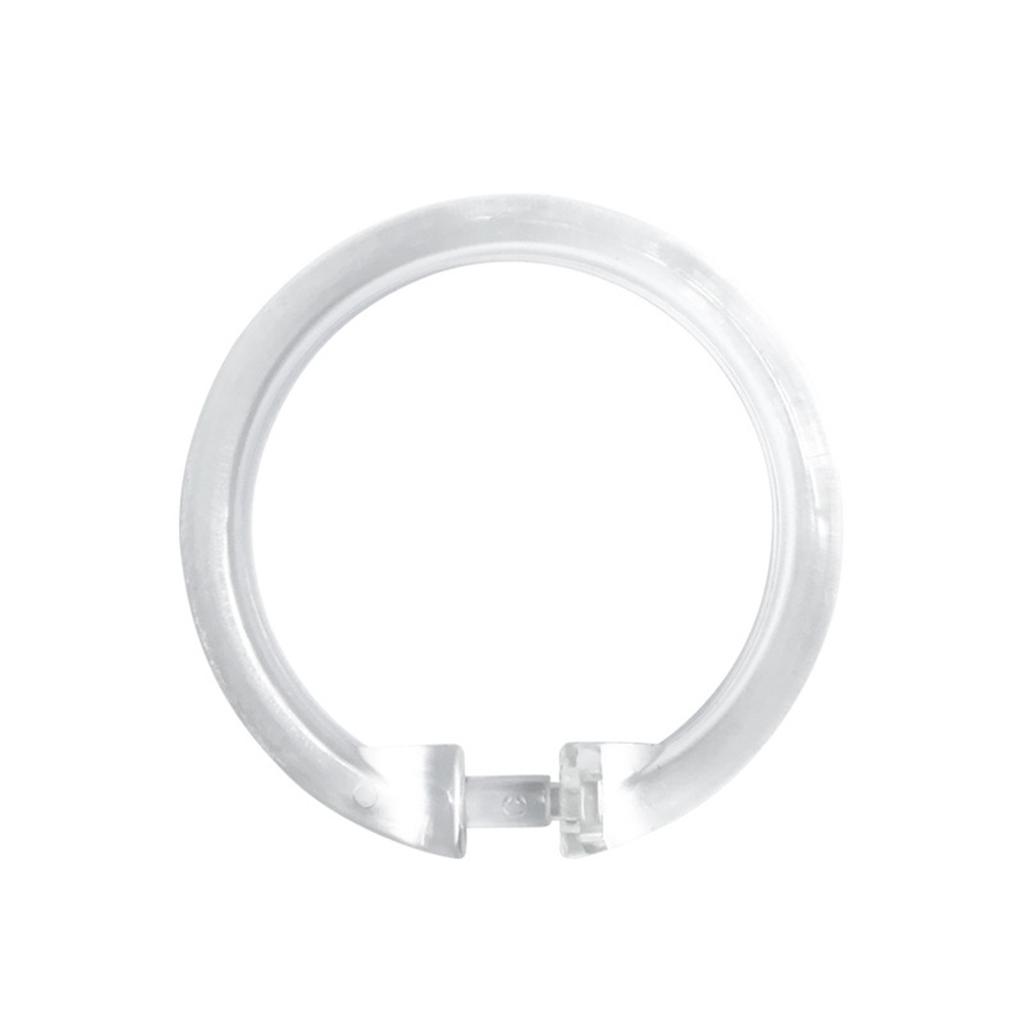 Креативная прозрачная занавеска для душа, кольцо, крючок для занавески, прозрачный круглый акриловый крючок для занавески для душа