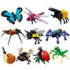 MOC Cartoon Animals Building Blocks Cute Insect Butterfly Mantis Model Home Decoration Puzzle Assemble Toys For Kid Gifts