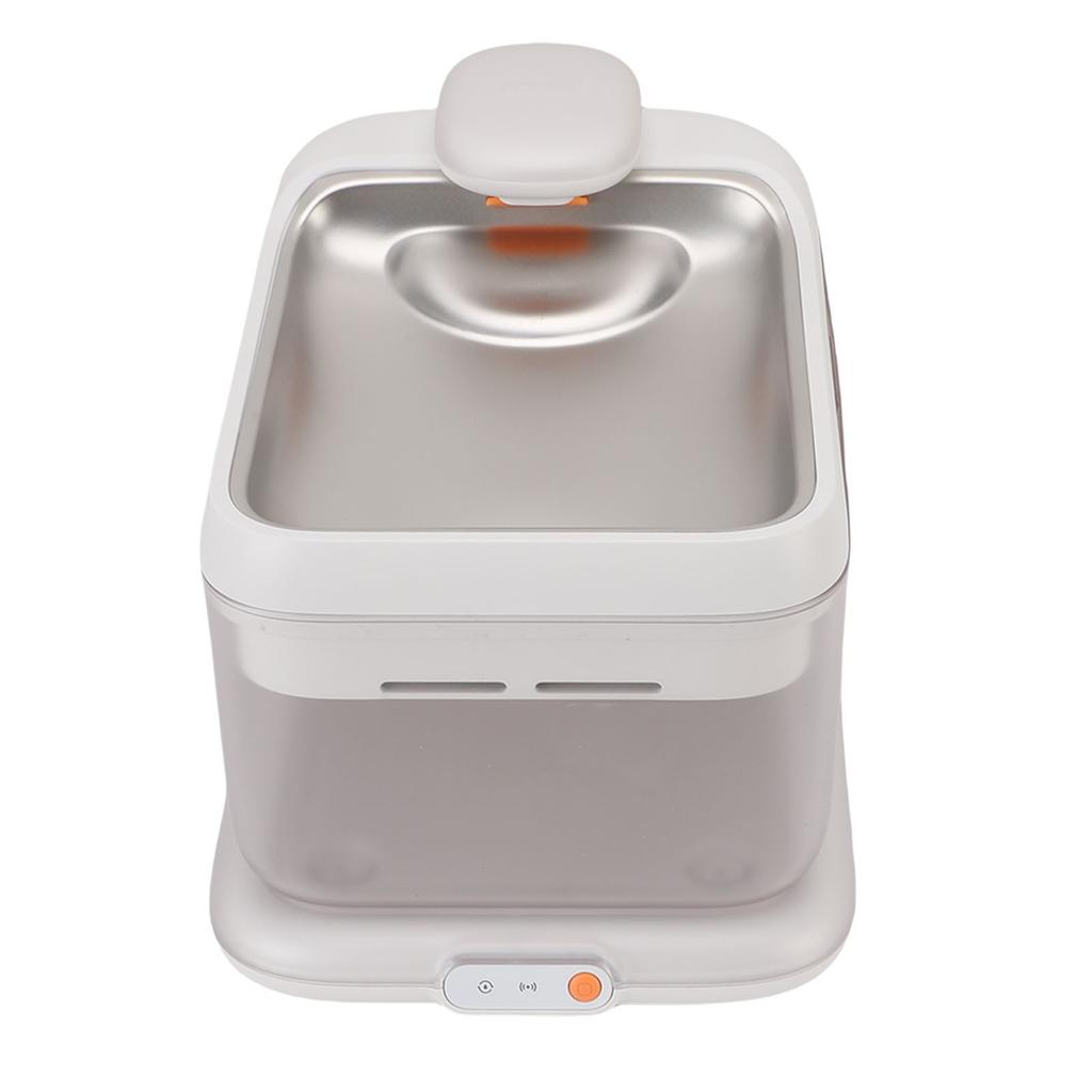 Фонтан для воды для кошек Беспроводной умный диспенсер для воды для домашних животных Нержавеющая сталь 4,5 л Большая миска для воды для собак