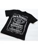 Футболка для любителей виски Jack Daniel's, с логотипом, черная