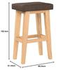 AZUMAYA Bambi High Stool, Brown, CL-789CBR