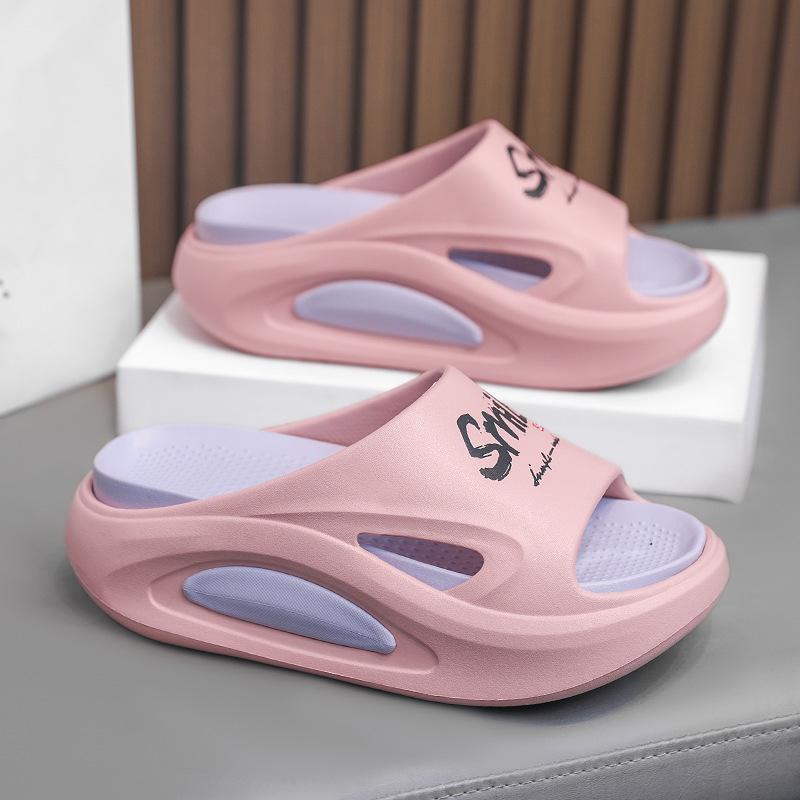 Summer Breeze Slippers: Lightweight, Breathable Flip-Flops for Women & Kids - Perfect for Home or Beach.