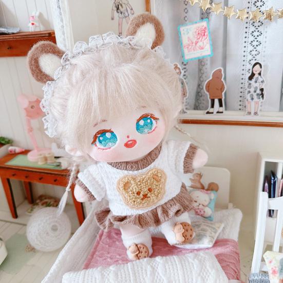 Изысканное мягкое износостойкое кукольное платье 20 см Idol Cotton Princess Toy Rop Play