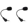 ABUO-2X Запасной игровой микрофон Aux 3,5 мм для игровых гарнитур Corsair HS50 Pro HS60 HS70 SE Наушников Гибкий микрофон-«гусиная шея»