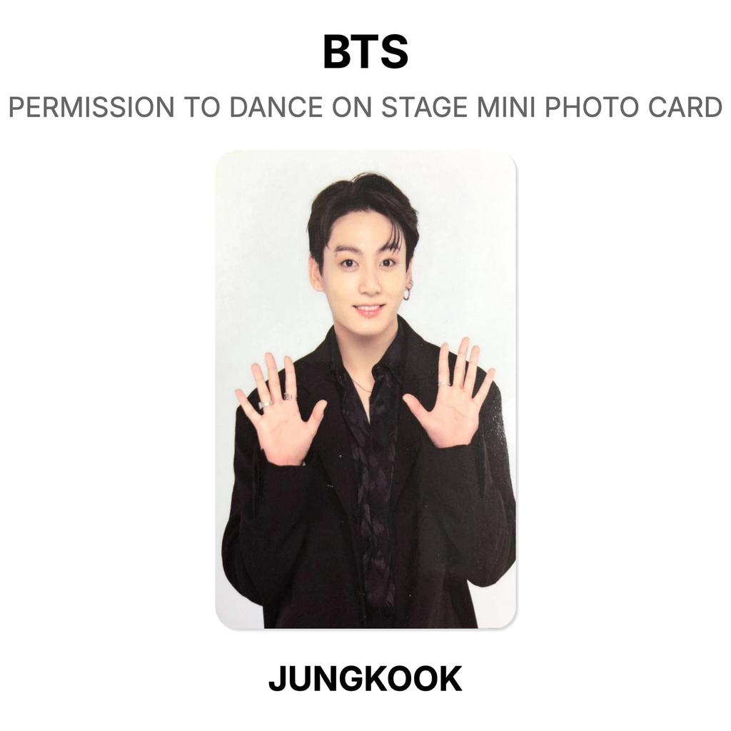 BTS РАЗРЕШЕНИЕ ТАНЦЕВАТЬ НА СЦЕНЕ МИНИ ФОТОКАРТОЧКА Официальная фотокарточка