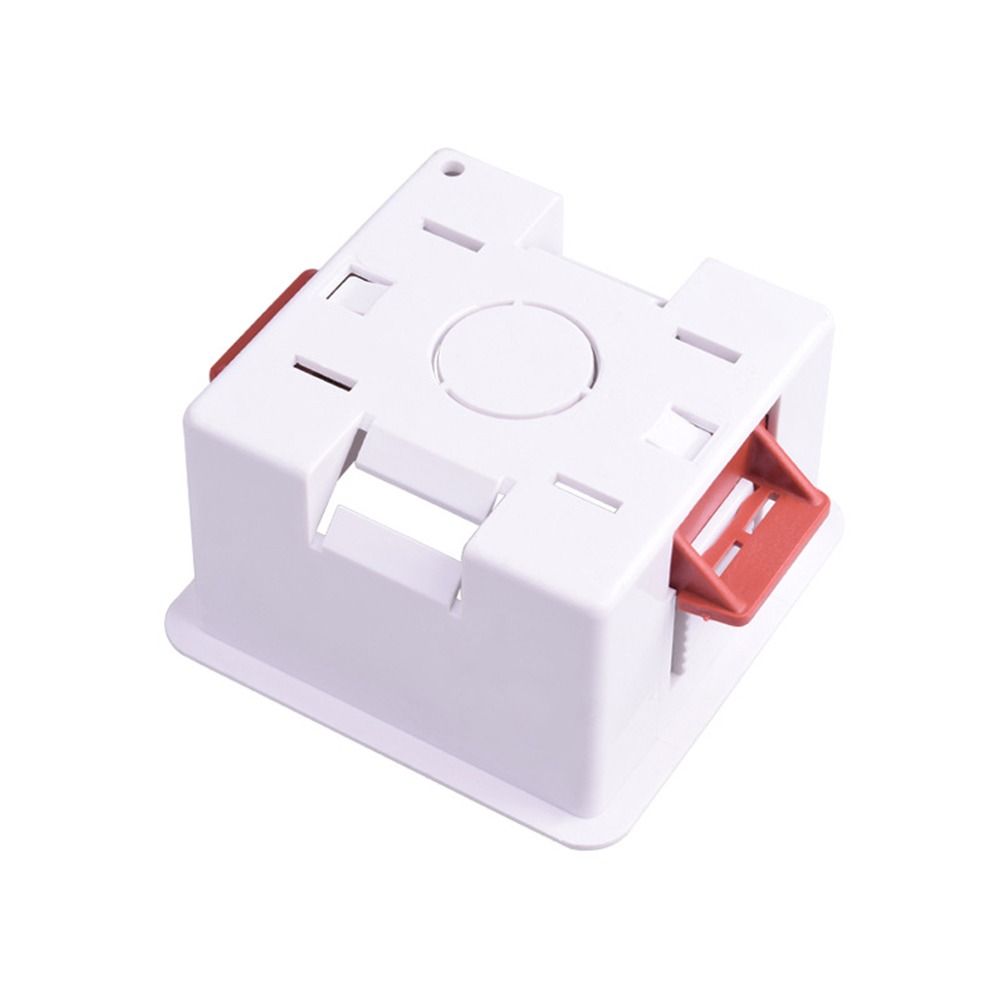White Wall Socket Cassette Junction Box Wall Switch Box Durable Gypsum Board Lining Box  Home