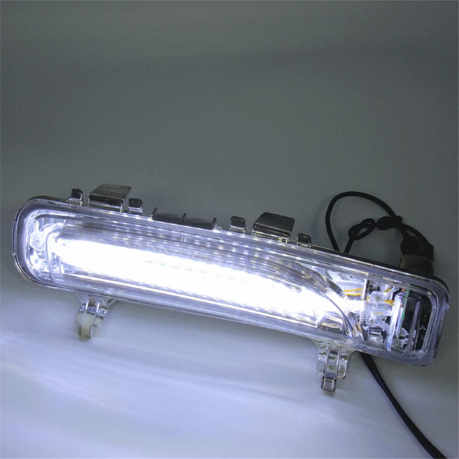 Pair 33-LED White Daytime Running Lights For Ford Edge 2011-2014