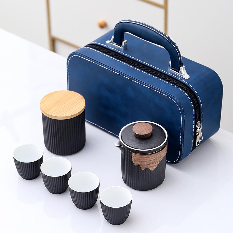 Креативный сувенир Гочао Керамический Портативный Дорожный Чайный Набор Бизнес Компания Высококлассные Подарки