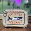 Canned Sardines Women Travel Cosmetic Bag Cute Toiletry Bag Creative Portable Zipper Multi-Function For Weekend Vacation