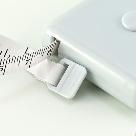 Квадратная выдвижная рулетка с брелоком Портативная мини двусторонняя мягкая измерительная лента Портновская швейная лента для измерения тела